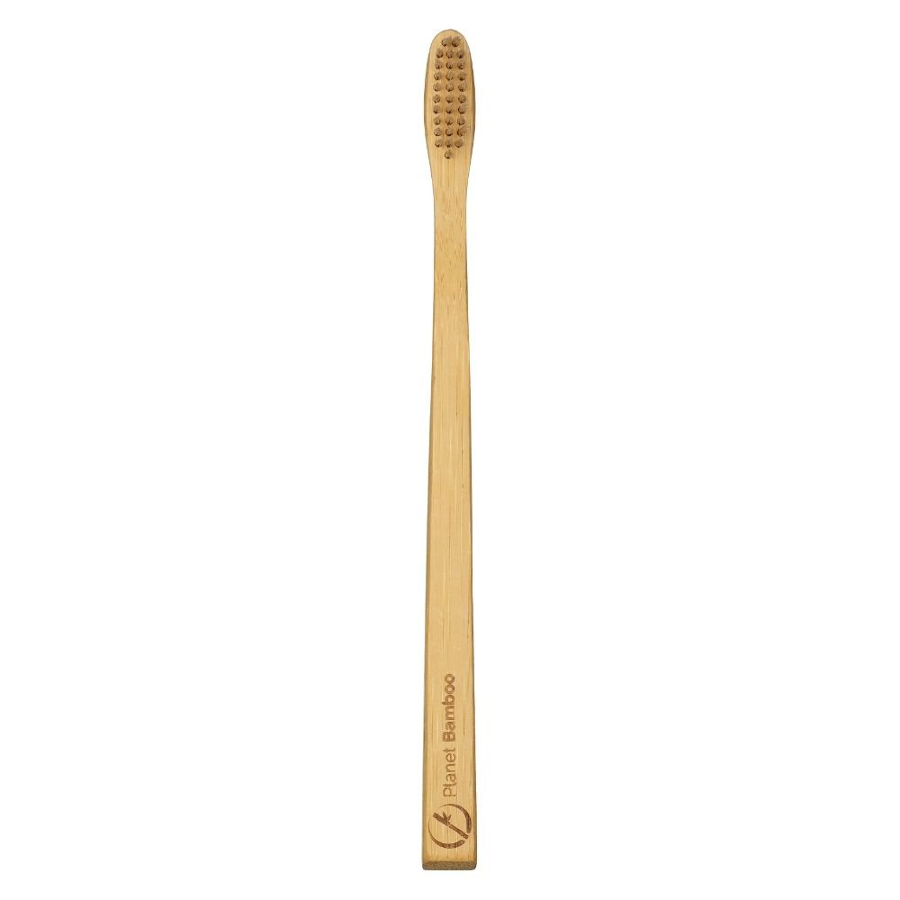 Bambus Zahnbürsten - medium - beige - für Kinder