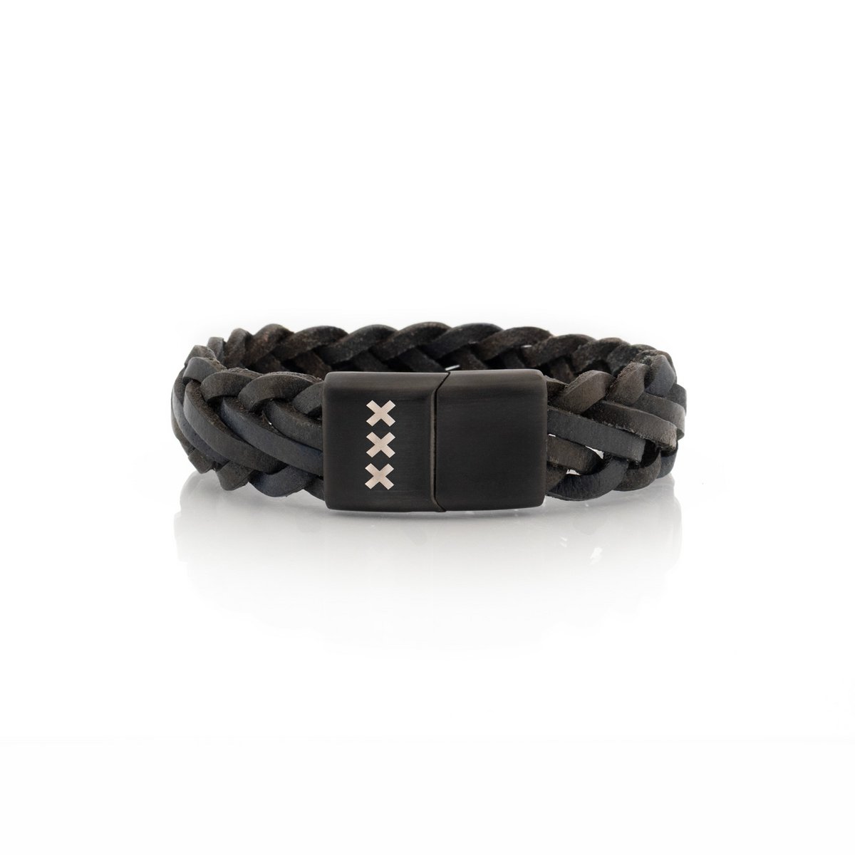 Læderarmbånd Sort | Værftet