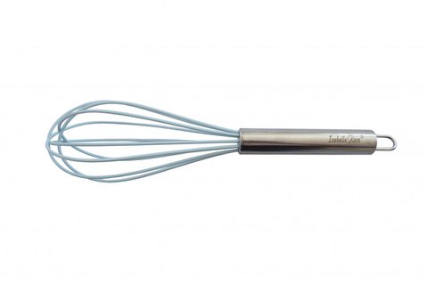 Pastel blue silicone egg beater Isabelle Rose 25 cm