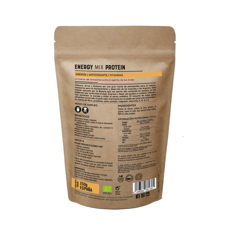 Mélange énergétique de protéines 250g