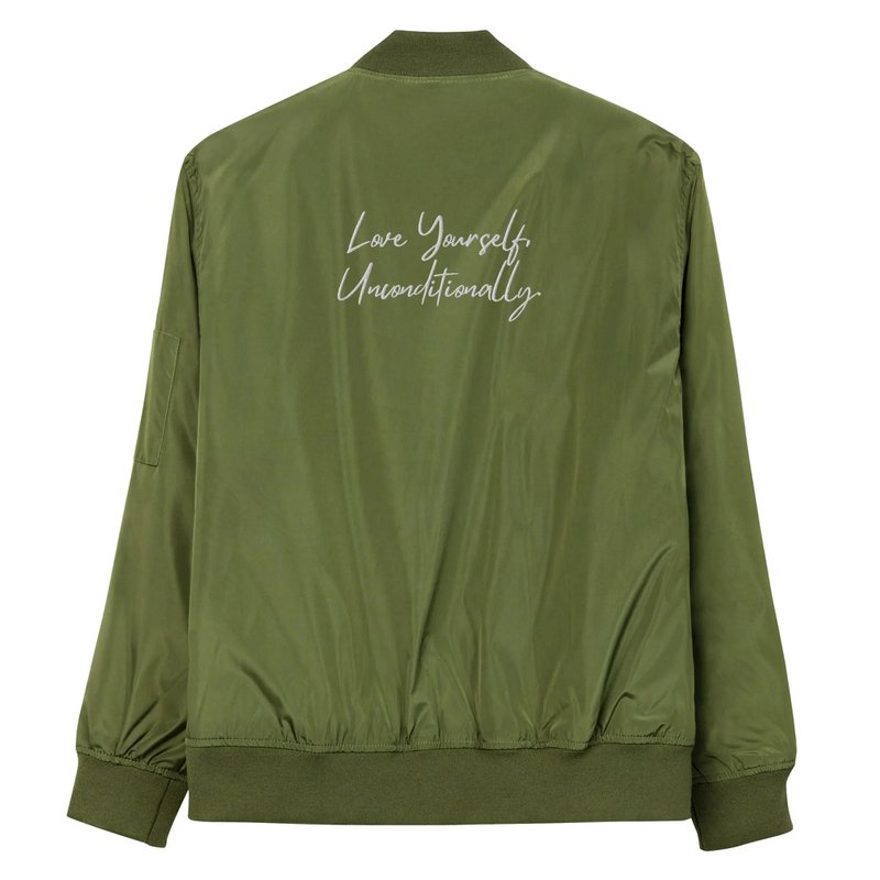 Premium bomber jacket Self Love Premium recycled bomber jacket