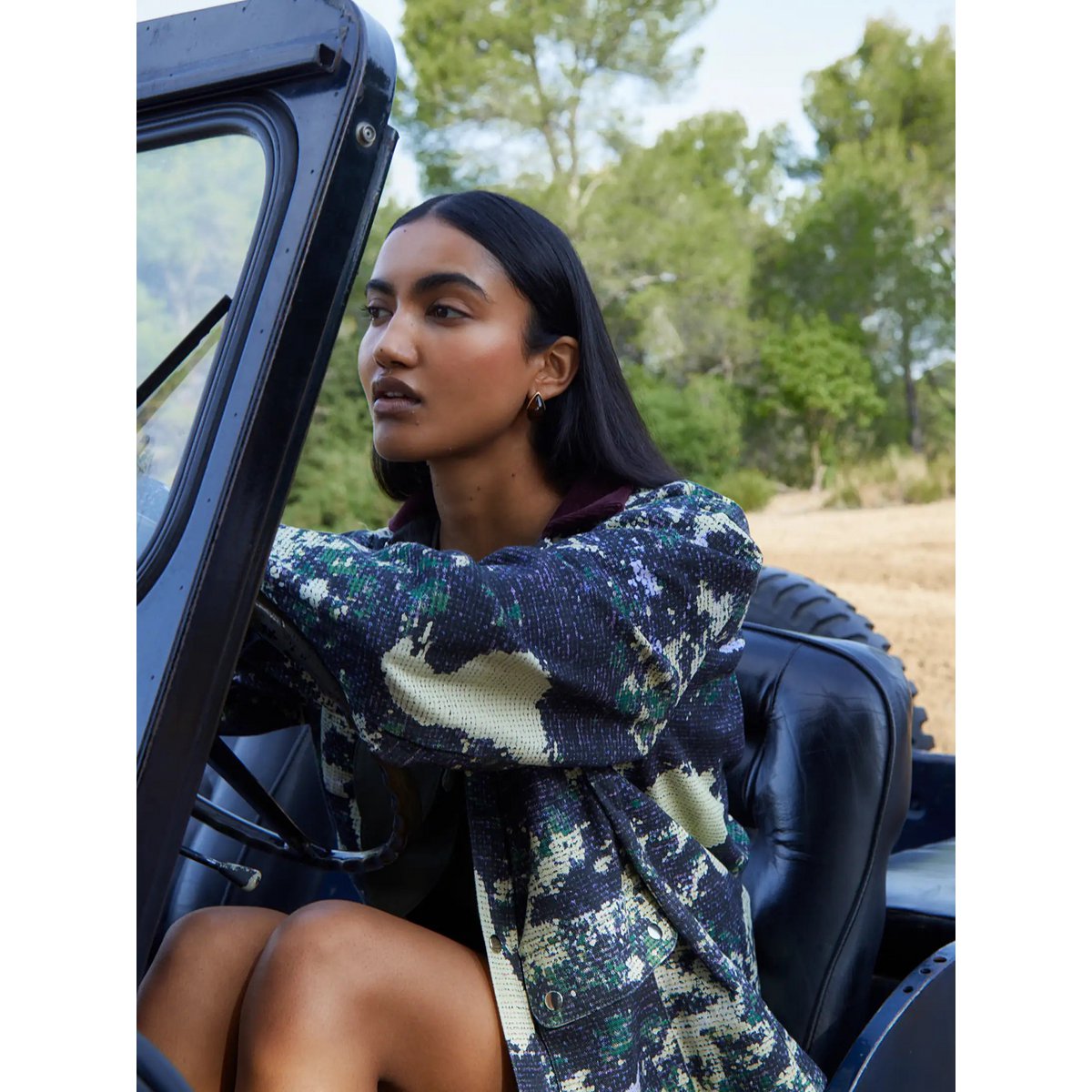 Carolina Bird Print Jacket