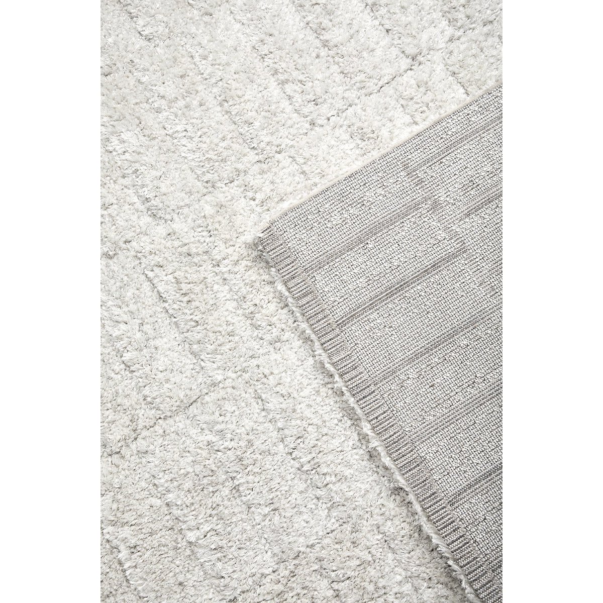 Alfombra exclusiva de lana de pelo largo Stella 200x290 cm crudo