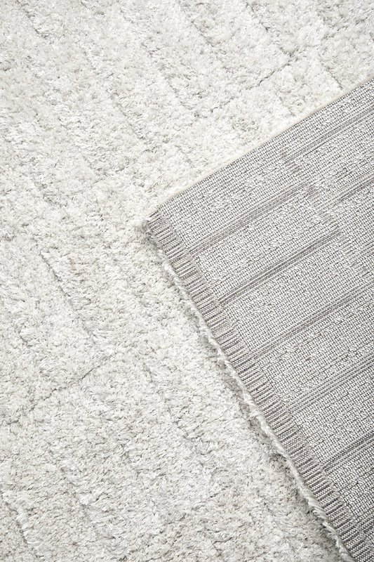 Exclusief hoogpolig wollen vloerkleed Stella 200x290 cm ecru