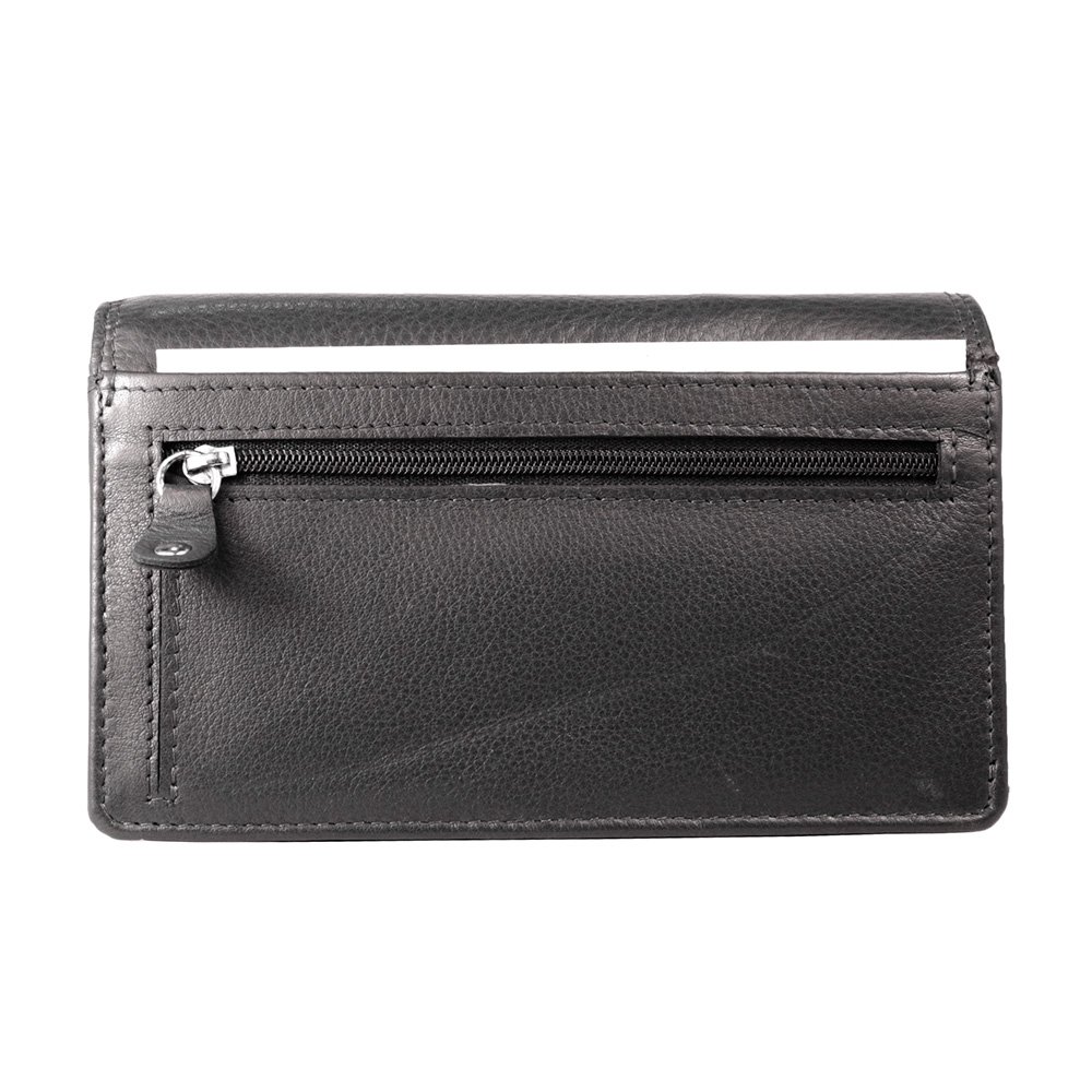 Portefeuille Femme en Cuir RFID - Portefeuille Femme en Cuir - Modèle Harmonica