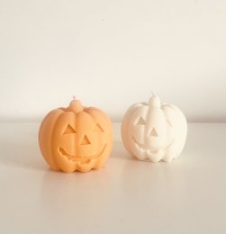 Håndhældt stearinlys Uhyggeligt græskar 🎃