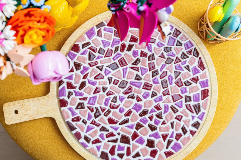 DIY -Paket Mosaic Round Subolar Board