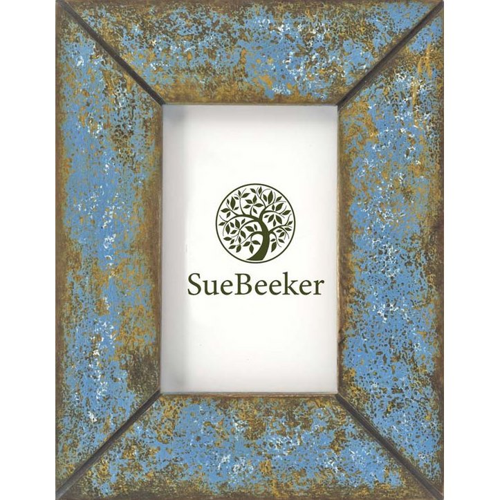 Photo frame - picture frame - model vintage - antique blue - vintage