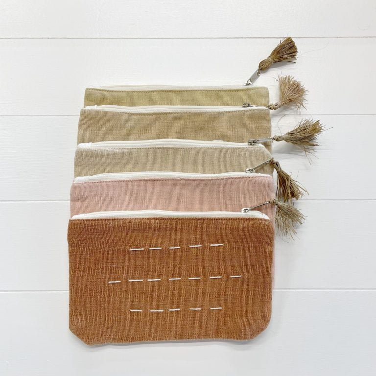 Toilettenbag Kwastje Raffia