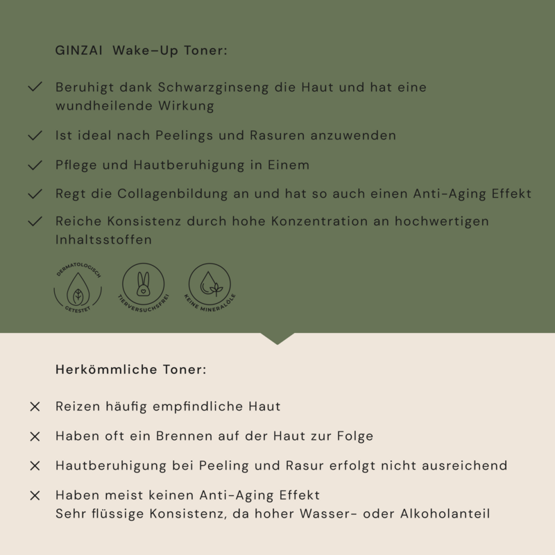Wake Up Toner con Ginseng