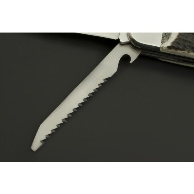 ED MAHONY Wildlife Duo zakmes, hert handvat, 440C