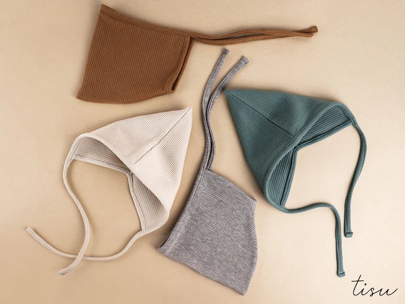 TISU baby pixie bonnet, Caramel