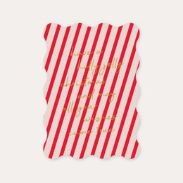 Kort Holly Jolly | Guld folie