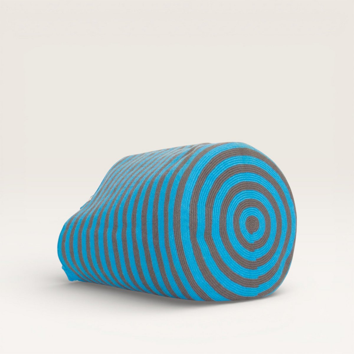 Borsa rotonda a strisce | Cielo blu
