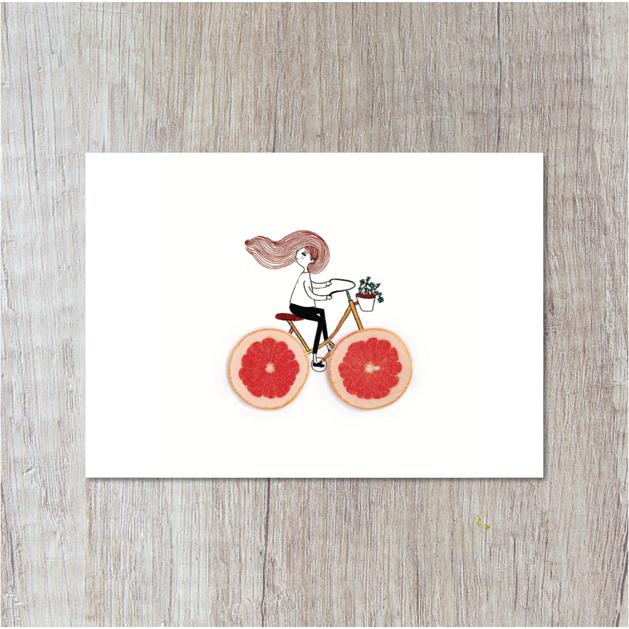 Postkarte | Bicycle