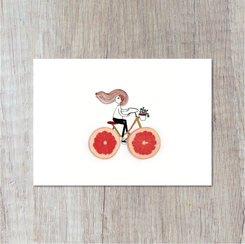Postkort | Cykel