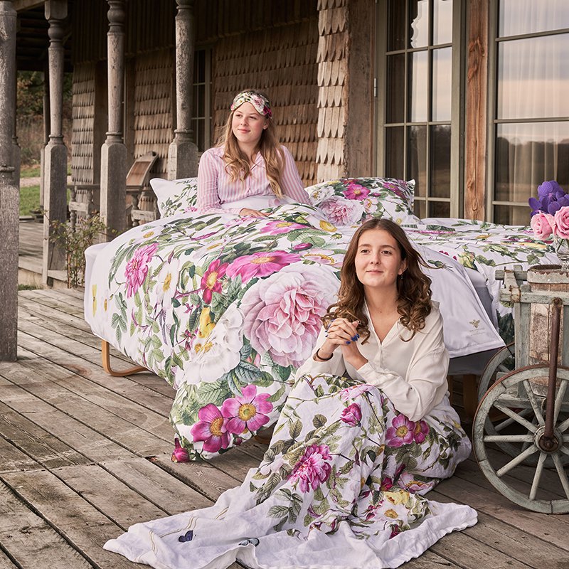 Organic bedlinen set - Rose Flower Garden JL 140x200 cm