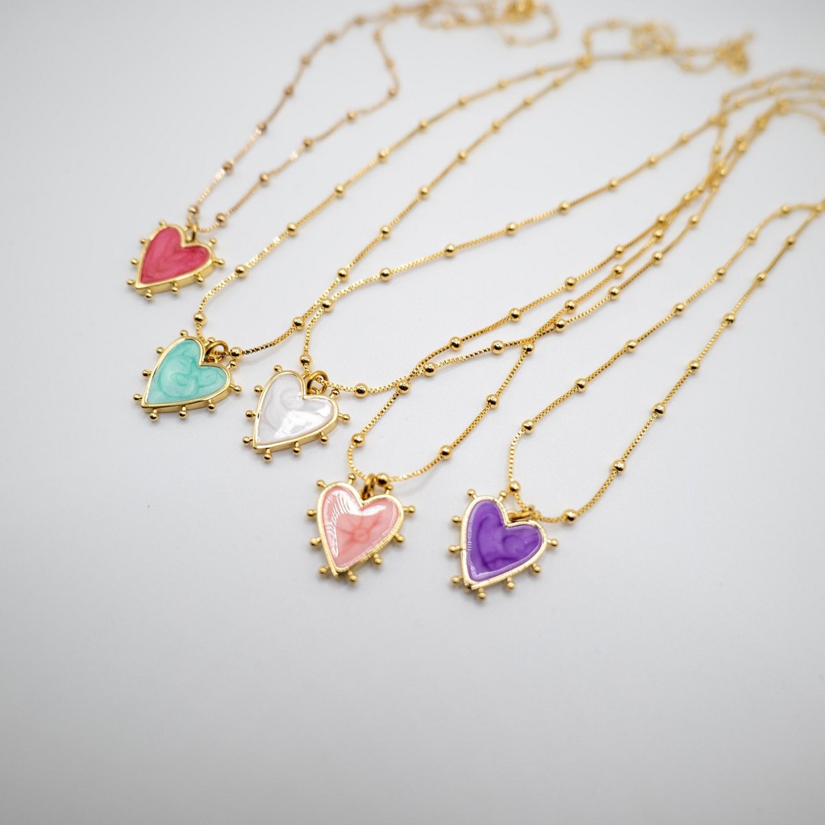 GIOIOSA – Gold Plated Heart Necklace