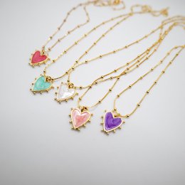 GIOIOSA – Gold Plated Heart Necklace