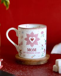 Tazza da caffè | Motivo floreale a forma di cuore in porcellana fine