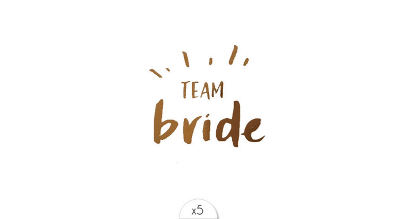 Tymczasowy tatuaż: Drużyna Bride