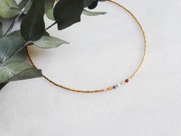 Collier Spark Agate