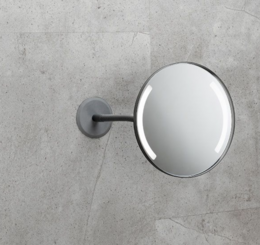 Lighting mirror Wall bracket and gooseneck for gluing and drilling