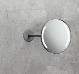 Lighting mirror Wall bracket and gooseneck for gluing and drilling