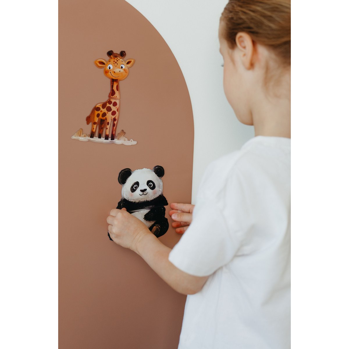 Zestaw magnesów dla dzieci - Puzzle ze zwierzętami