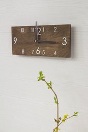 Wall clock, Wooden wall clock
