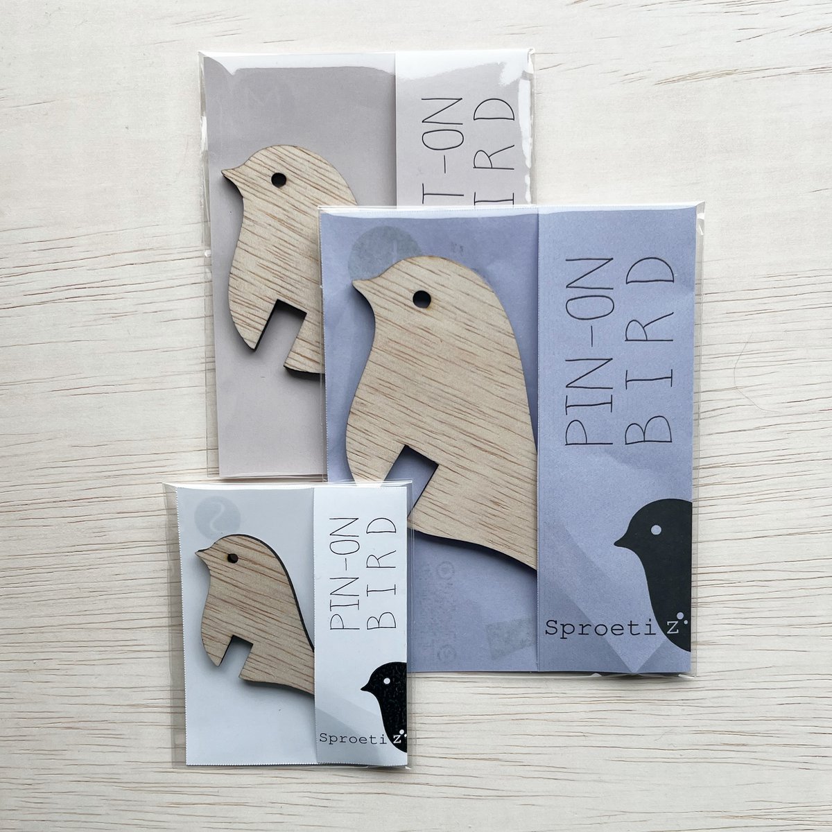 Pin-on Bird