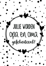 Kaart jullie worden opa en oma