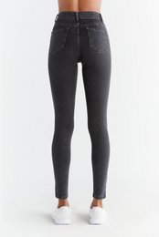 WD1015-145 | Skinny fit dames - Carbongrijs