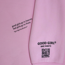 Hoodie "BAD GIRLS GO TO PARIS" - Beige