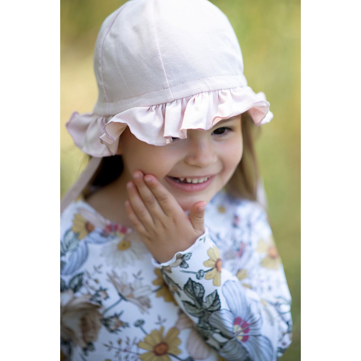 Chapeau d'été ELLA PINK pour fille