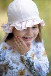 Chapeau d'été ELLA PINK pour fille