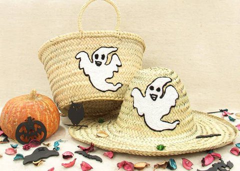 Pack Fantôme ! Sac et chapeau d'Halloween