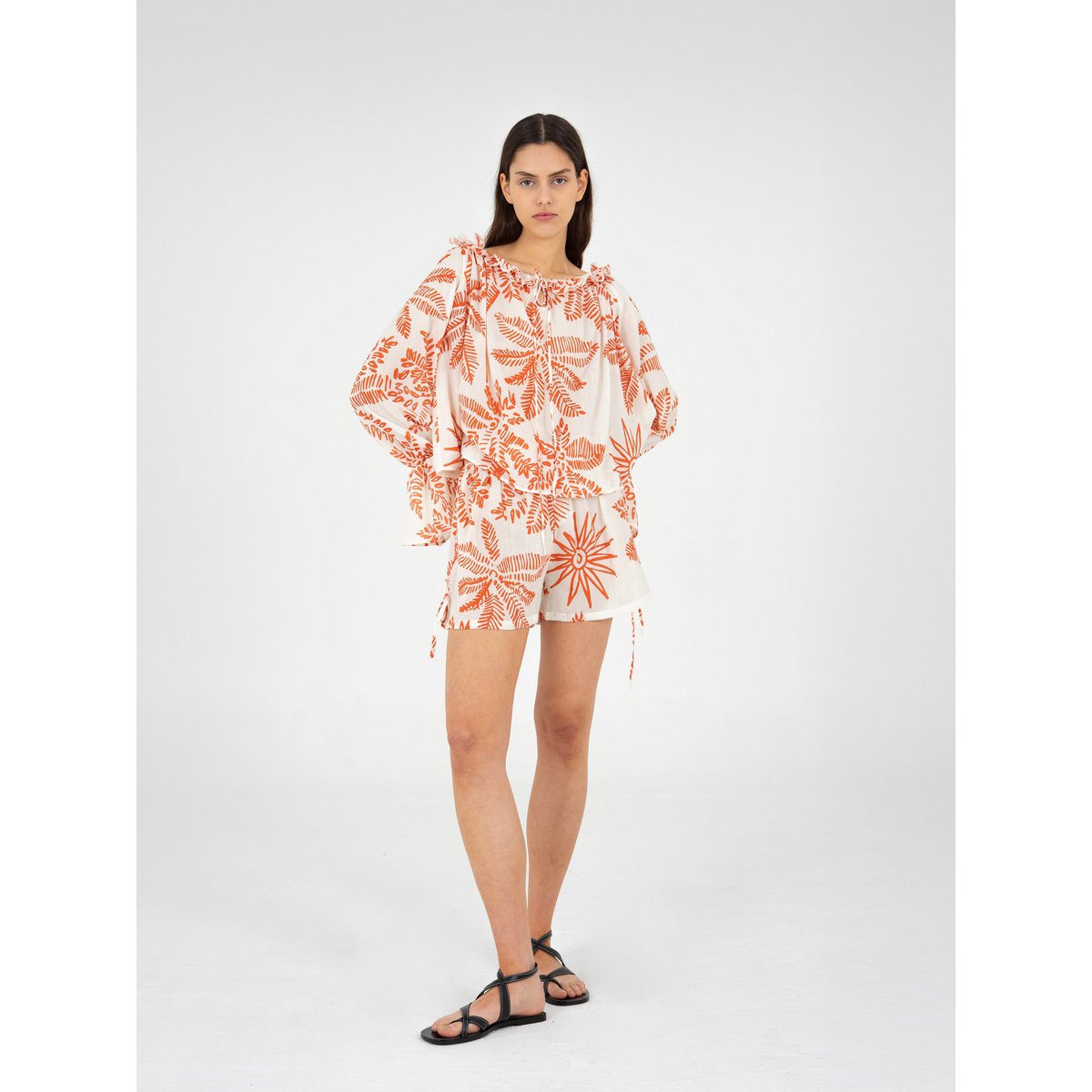 Top met Cyruspalmprint