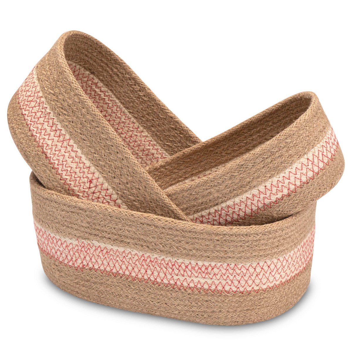 Aufbewahrungskörbchen aus Jute - 3er Set