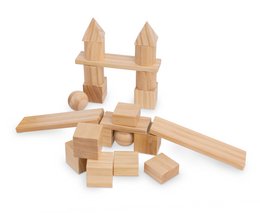 Kinderfeets gemixte blokken - Naturel