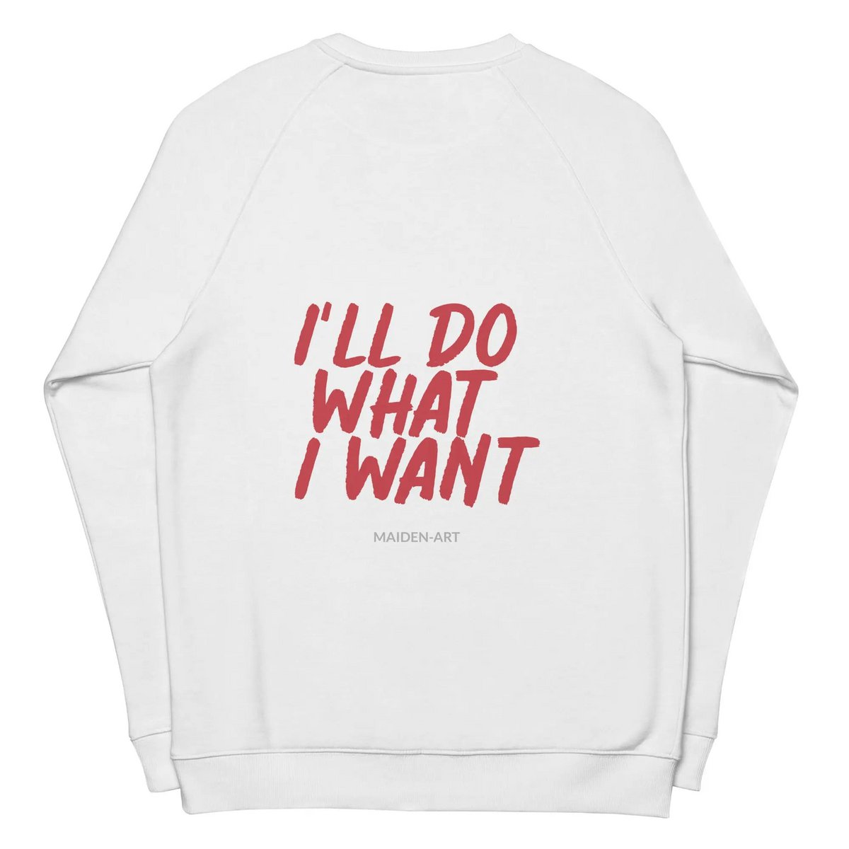 Rebel Girl Unisex Bio-Raglan-Sweatshirt Bio-Kleidung mit STICKEREI