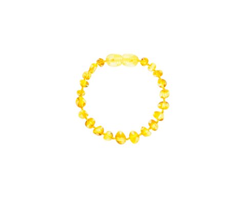 Lemon - Amber bracelet - baby