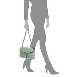 Florence Artegiani. Luce Women's Handbag. Genuine Leather Suede Engraving Snake