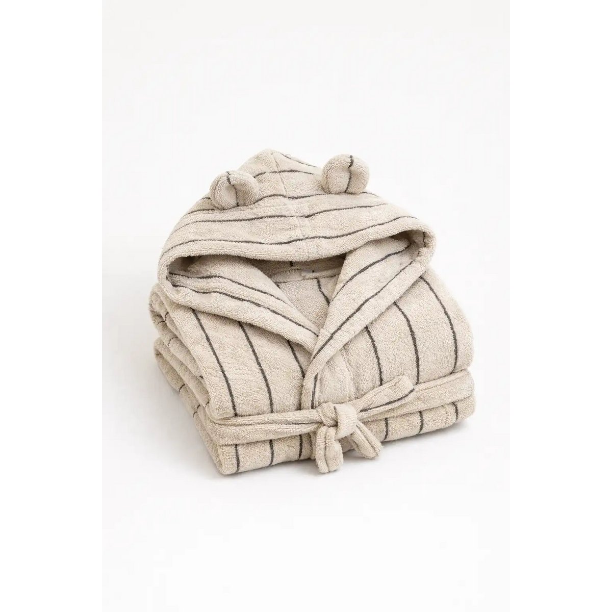 Neunest 100% Cotton Kids Bathrobe - Off White