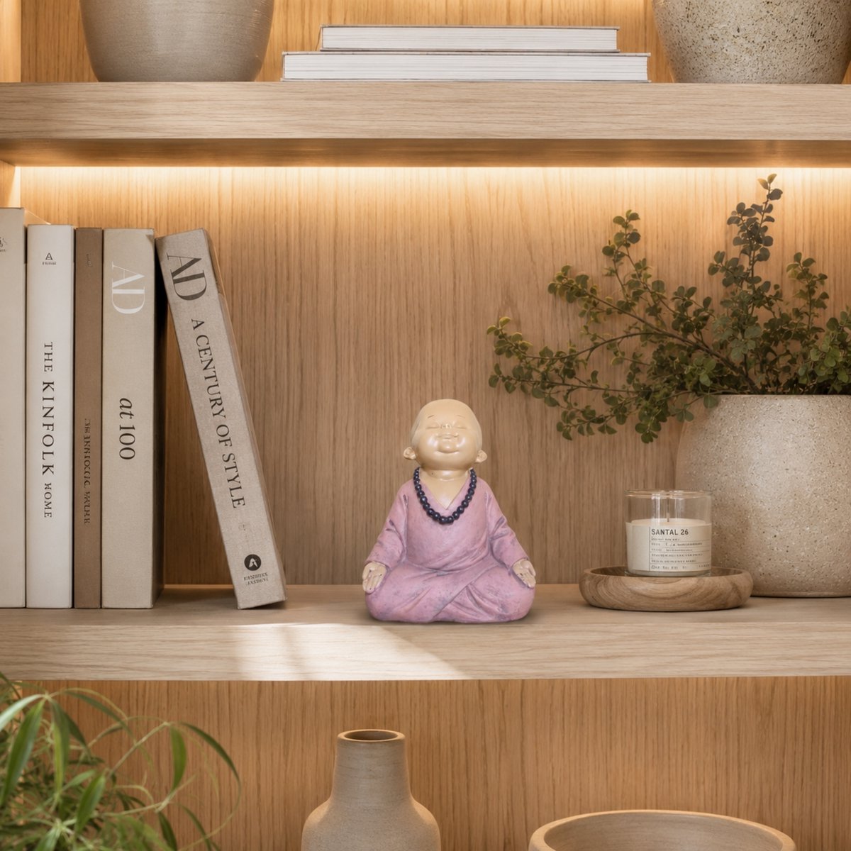Baby Buddha SB2 Statuette – Zen und Feng Shui Dekoration – um eine entspannende Atmosphäre zu schaffen – glückliche Geschenkidee