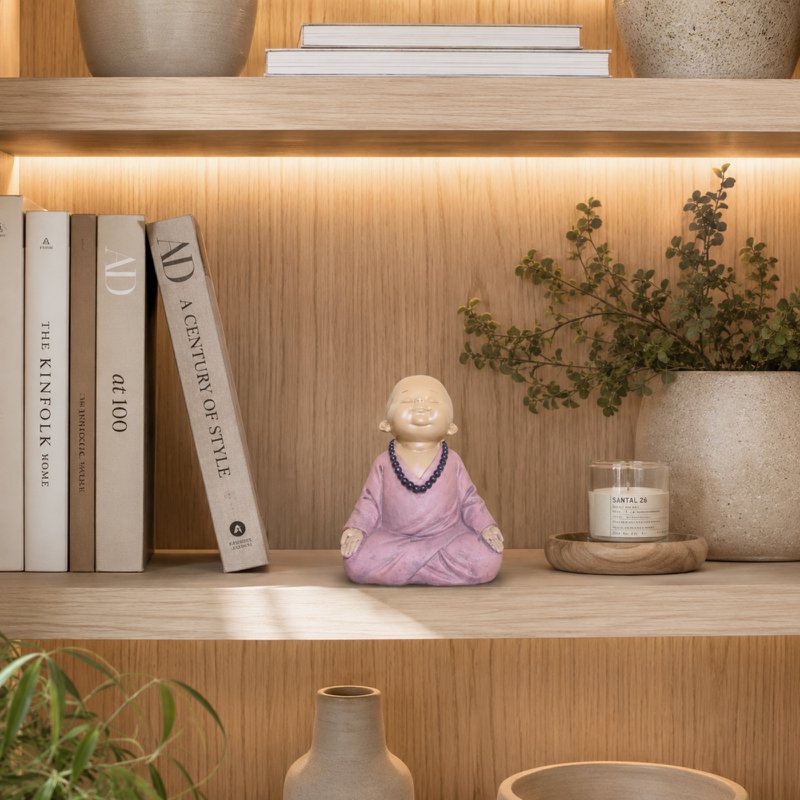 Baby Buddha SB2 Statuette - Zen and Feng Shui Decoration - To Create a Relaxing Atmosphere - Lucky Gift Idea