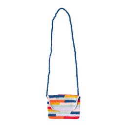 Bolso De Ganchillo Arcoiris