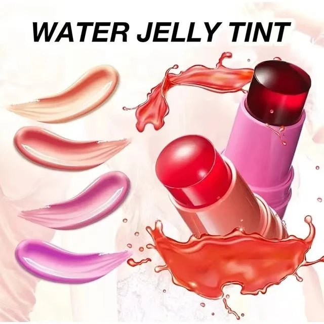 3-i-1 Milk Jelly Tint Facial Blusher Wand Fugtet Langtidsholdbar mat Rouge Cheek Contour Læbestift Sticker Skønhed Makeup