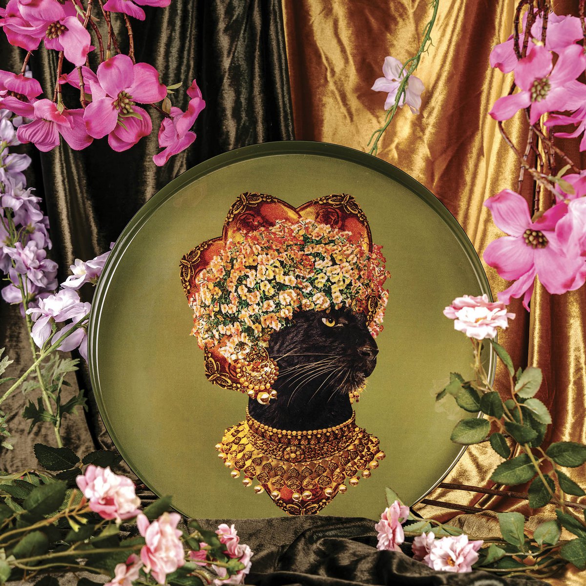 Baghera round tray