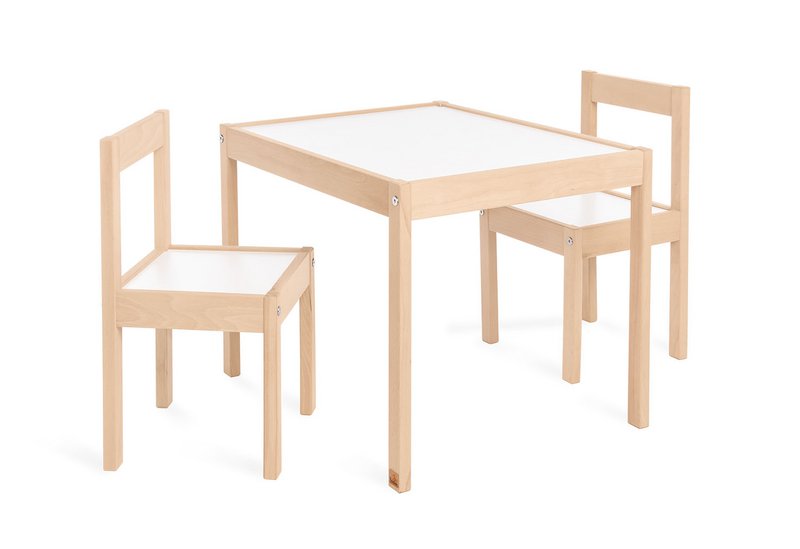 Kinderen tafel en stoel set "olaf", 3 delen